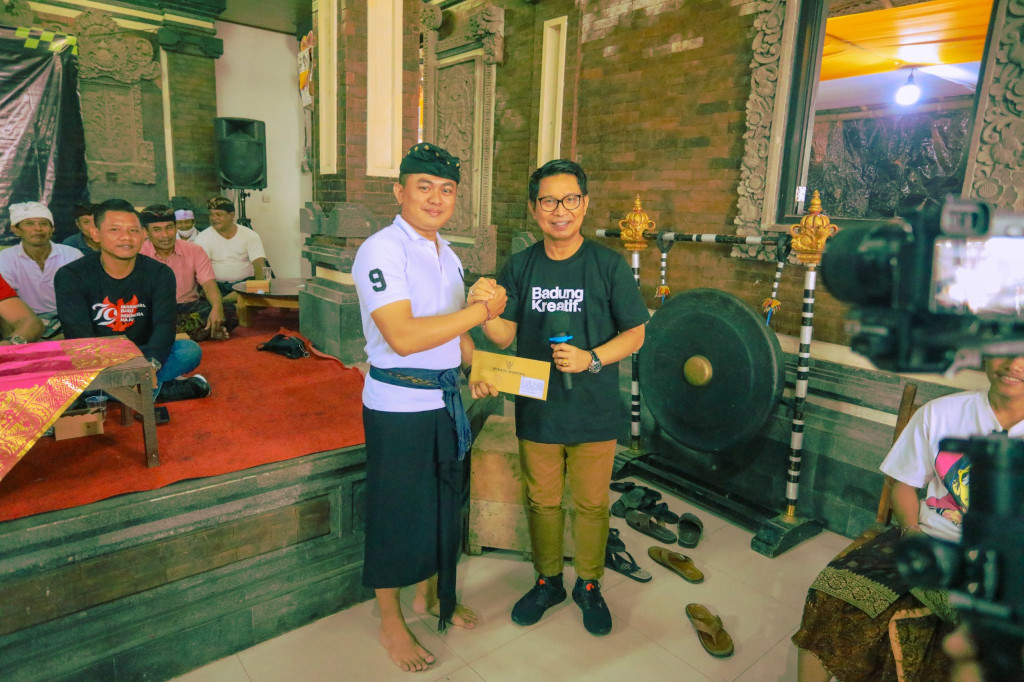 Sekda Badung Hadiri Turnamen Ceki ST. Santika Dharma Banjar Trijata Mambal